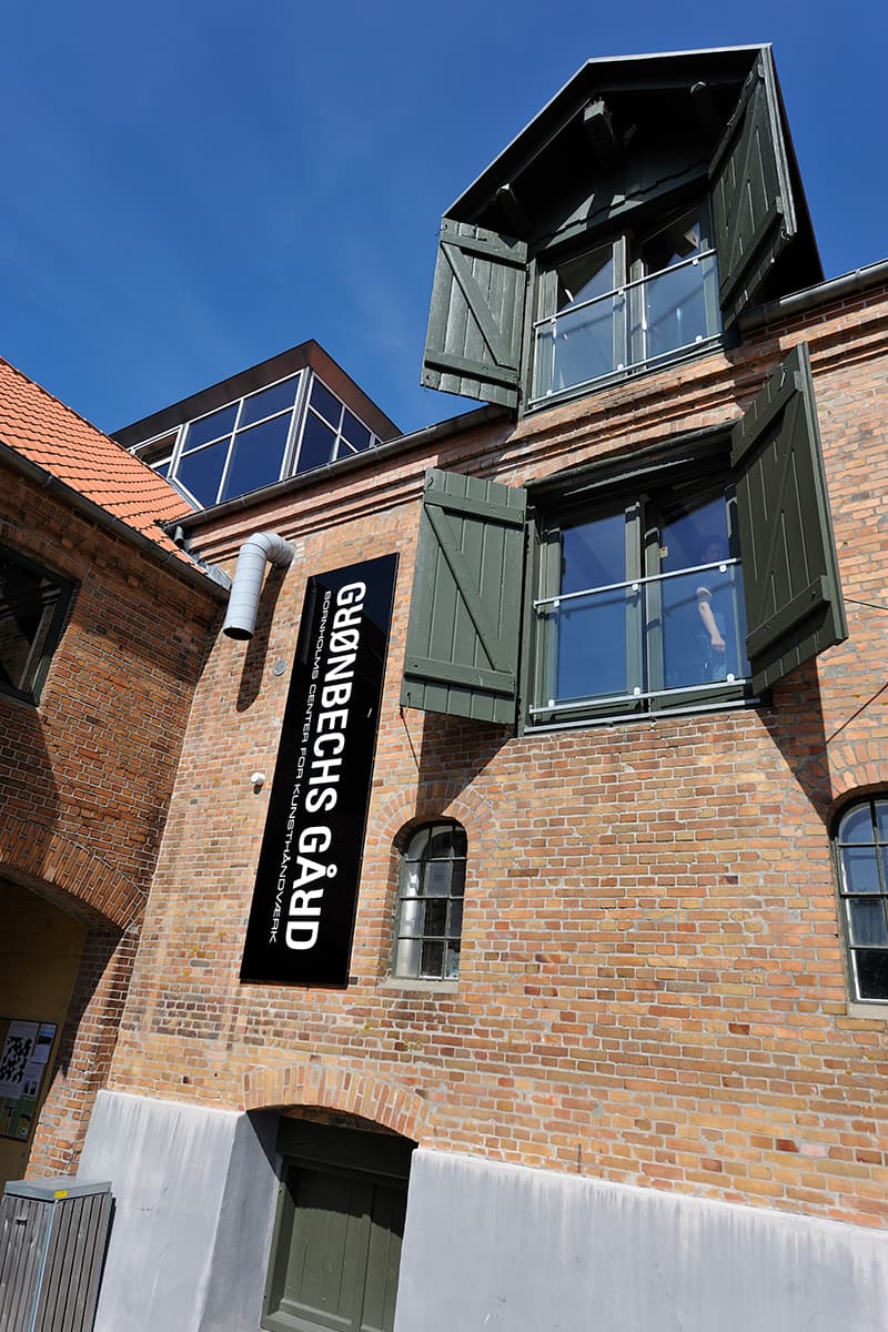 Grønbechs Gård Bornholms Kunsthandwerk von außen